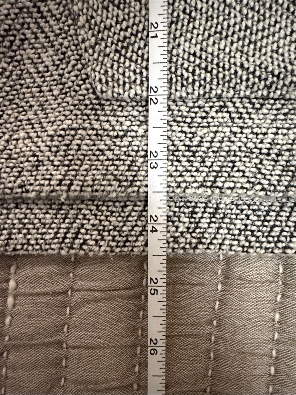 Faherty Heathered Grey V-Neck Hoodie Sweater - Picture 6 of 7